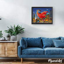 Load image into Gallery viewer, Diamond Painting - Superman and Lois in the Sky 40x50cm canvas already framed