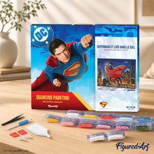 Load image into Gallery viewer, Diamond Painting - Superman and Lois in the Sky 40x50cm canvas already framed