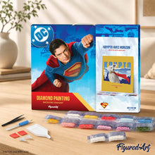 Load image into Gallery viewer, Diamond Painting - Krypto with Skyline - Superman 40x50cm canvas already framed