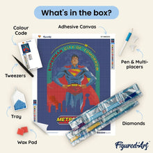 Load image into Gallery viewer, Diamond Painting - Superman City of Tomorrow