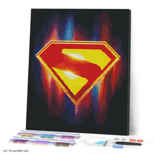 Load image into Gallery viewer, Diamond Painting - S-Shield Emblem - Superman 40x50cm canvas already framed