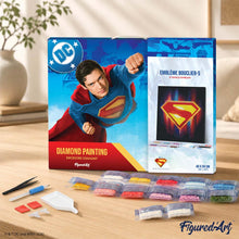 Load image into Gallery viewer, Diamond Painting - S-Shield Emblem - Superman 40x50cm canvas already framed