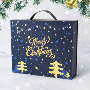 Diamond Painting Advent Calendar 2025 - 24 Boxes for a Shine Countdown (Blue)