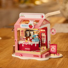 Load image into Gallery viewer, Miniature House - Strawberry Milk Box