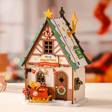 Load image into Gallery viewer, Miniature House - Twinkling Christmas House