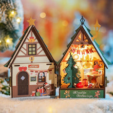Load image into Gallery viewer, Miniature House - Twinkling Christmas House