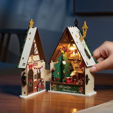 Load image into Gallery viewer, Miniature House - Twinkling Christmas House