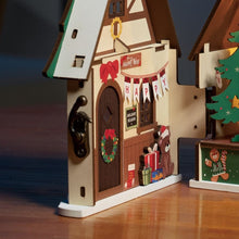Load image into Gallery viewer, Miniature House - Twinkling Christmas House
