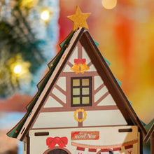 Load image into Gallery viewer, Miniature House - Twinkling Christmas House