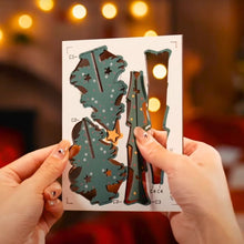 Load image into Gallery viewer, Miniature House - Twinkling Christmas House