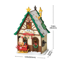 Load image into Gallery viewer, Miniature House - Twinkling Christmas House