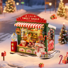 Load image into Gallery viewer, Miniature House - Christmas Candy Stand Figured'Art