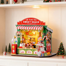 Load image into Gallery viewer, Miniature House - Christmas Candy Stand
