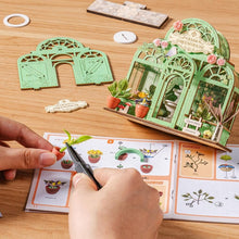 Load image into Gallery viewer, Miniature House - Green Fountain Garden