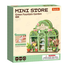 Load image into Gallery viewer, Miniature House - Green Fountain Garden
