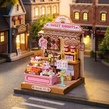 Load image into Gallery viewer, Miniature House - Sweetie's Donut Shop Figured'Art