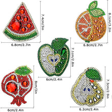 Load image into Gallery viewer, Diamond Painting Fruit Pendant 5 Piece Set