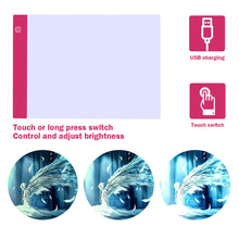 Load image into Gallery viewer, Diamond Painting LED Pad Pink + Accessories A4