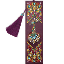 Load image into Gallery viewer, Diamond Painting Bookmark - Peacock