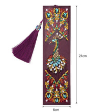 Load image into Gallery viewer, Diamond Painting Bookmark - Peacock