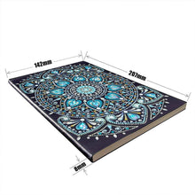 Load image into Gallery viewer, Diamond Painting Notebook Blue Diamonds