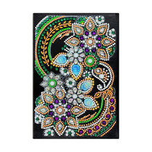 Load image into Gallery viewer, Diamond Painting Notebook with Flowers