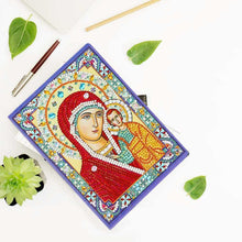 Load image into Gallery viewer, Diamond Painting Notebook Virgin Mary with Jesus