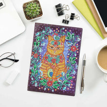 Load image into Gallery viewer, Diamond Painting Notebook Cat