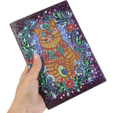 Load image into Gallery viewer, Diamond Painting Notebook Cat