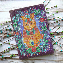 Load image into Gallery viewer, Diamond Painting Notebook Cat