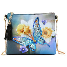 Load image into Gallery viewer, Diamond Painting Bag with Butterfly