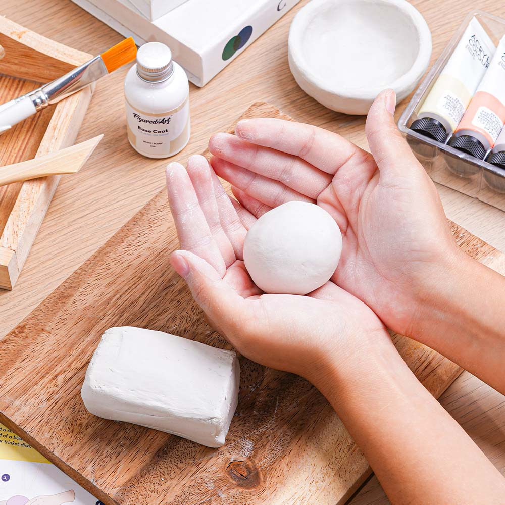 Pottery Kit with Air Dry Clay for Beginners and Adults – Figured'Art