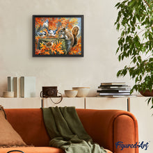 Load image into Gallery viewer, Paint by numbers | Mischievous Squirrel | animals flowers intermediate birds squirrels | Figured'Art