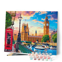 Load image into Gallery viewer, Paint by numbers London In The Spring Figured'Art new arrivals, intermediate, cities