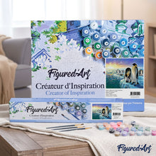 Load image into Gallery viewer, Paint by numbers | Penguins on the ice floe | animals intermediate new arrivals landscapes penguins | Figured'Art