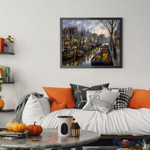 Load image into Gallery viewer, Paint by numbers | Life on the canal | ships and boats advanced new arrivals landscapes cities | Figured'Art