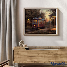 Load image into Gallery viewer, Paint by numbers | Tram station | intermediate new arrivals landscapes cities | Figured'Art