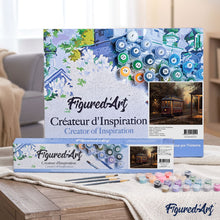 Load image into Gallery viewer, Paint by numbers | Tram station | intermediate new arrivals landscapes cities | Figured'Art