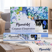 Load image into Gallery viewer, Paint by numbers | Face to face Flowers | animals cats easy flowers new arrivals | Figured'Art