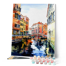 Load image into Gallery viewer, Paint by numbers | Venice watercolor | intermediate new arrivals landscapes cities | Figured'Art