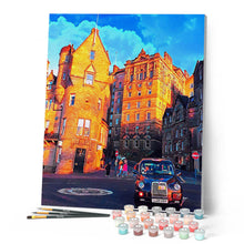 Load image into Gallery viewer, Paint by numbers | Rue Edinburgh | intermediate new arrivals landscapes cities cars and motos | Figured'Art