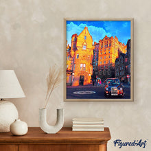 Load image into Gallery viewer, Paint by numbers | Rue Edinburgh | intermediate new arrivals landscapes cities cars and motos | Figured'Art