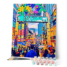 Load image into Gallery viewer, Paint by numbers | Tokyo Harajuku | advanced new arrivals landscapes cities | Figured'Art