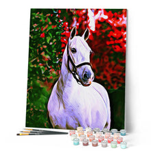 Load image into Gallery viewer, Paint by numbers | Horse and colorful background | animals horses intermediate new arrivals | Figured'Art