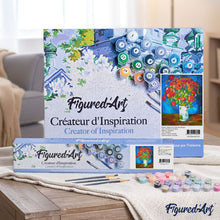Load image into Gallery viewer, Paint by numbers | Vase with poppies - Van Gogh | flowers intermediate new arrivals reproduction | Figured'Art