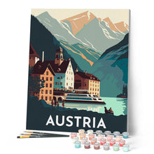 Load image into Gallery viewer, Travel Poster Hallstatt