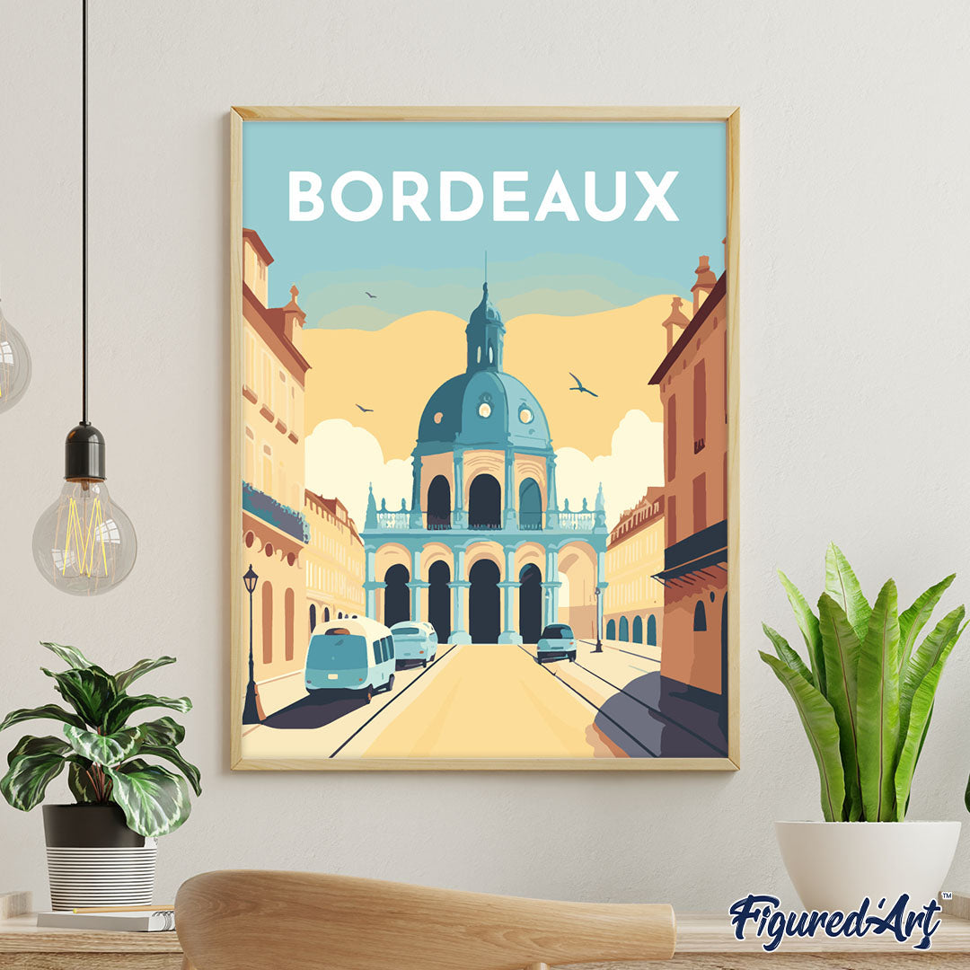 Paint by Numbers - Travel Poster Bordeaux – Figured'Art