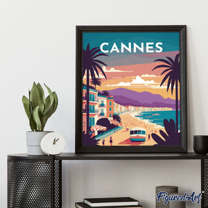 Travel Poster Cannes