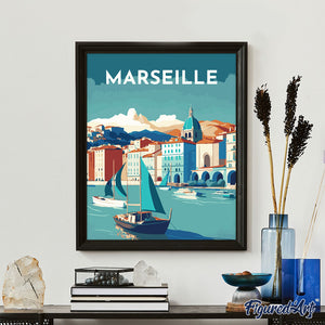 Travel Poster Marseille