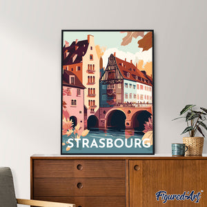 Travel Poster Strasbourg